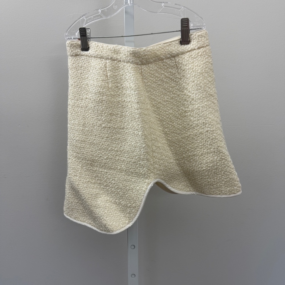 No 21 Boucle Fleece‎ Skirt Kids Girls size 10 yr Cream